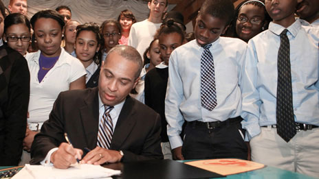 Ed Reform Signing photo